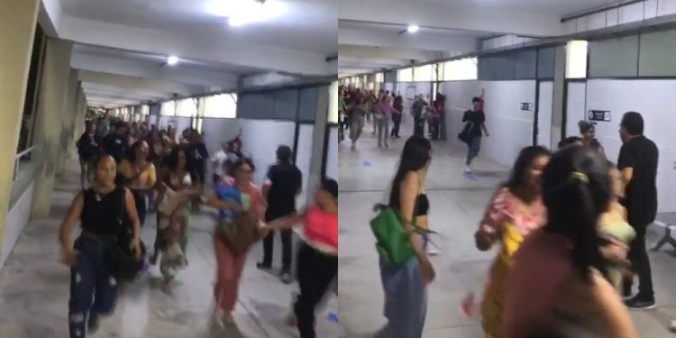 VÍDEO: Bandidos invadem Nilton Lins e fazem arrastão