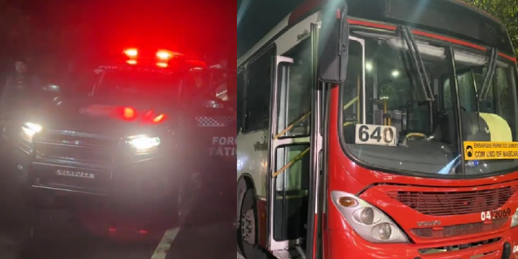 Vigilante de 20 anos é baleado em assalto dentro do ônibus 640