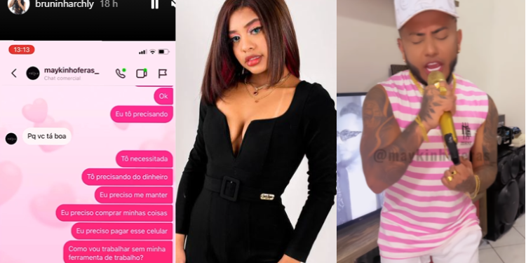 Ex-vocalista que acusa Maykinho do Feras de agressão expõe áudio dele negando ajuda; ouça