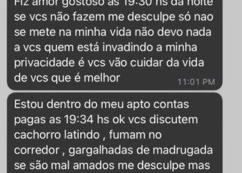 ‘Se vocês não fazem, me desculpe’, diz morador ‘transão’ após vizinhos reclamarem do barulho
