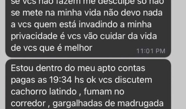 ‘Se vocês não fazem, me desculpe’, diz morador ‘transão’ após vizinhos reclamarem do barulho
