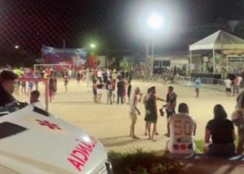 Live de jogo de futebol é interompida em Manaus após homem ser baleado a tiros: ‘Minha nossa Senhora’; vídeo