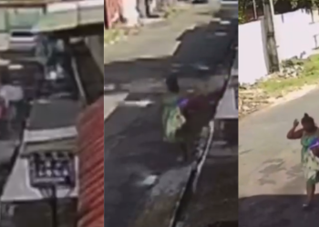 Vídeo mostra mulher abandonando recém-nascida no Novo Aleixo