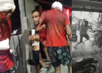 Momento em que assaltante tem mão decepada no Mauazinho foi registrado por câmeras; veja