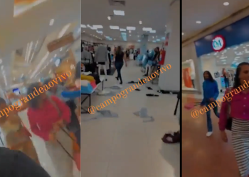 Vídeo: Meninas vandalizam em shopping após vendedora suspeitar de furto
