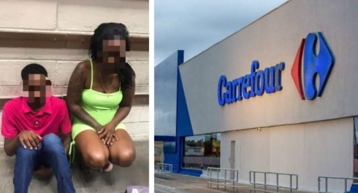 Casal é torturado no supermercado Carrefour após furto de leite; veja