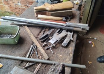 Em nova Olinda do Norte, SSP-AM desarticula “oficina” de fabricação de arma de fogo