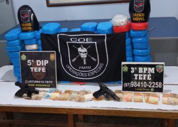 PC-AM e PMAM deflagram operação conjunta e prendem piratas do rio em Tefé