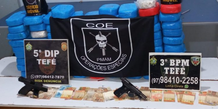 PC-AM e PMAM deflagram operação conjunta e prendem piratas do rio em Tefé