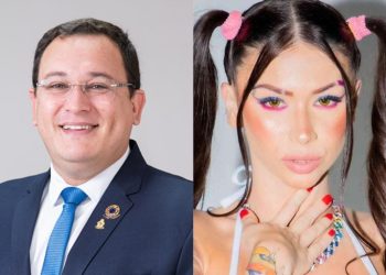 Vereador evangélico, Raiff Matos é criticado por exibir MC Pipokinha na tribuna da CMM