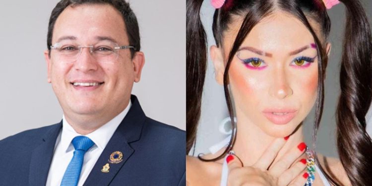Vereador evangélico, Raiff Matos é criticado por exibir MC Pipokinha na tribuna da CMM