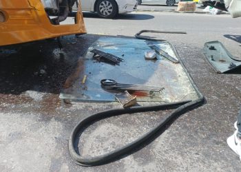 Cinco pessoas são feridas e condutor do “amarelinho” detido após acidente em Manaus