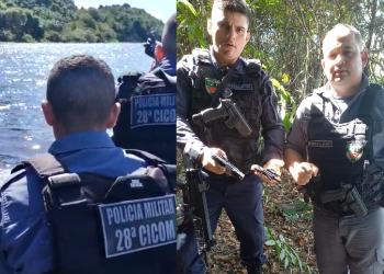 Vídeo mostra troca de tiros entre PMs e criminosos no bairro Puraquequara; armas foram apreendidas
