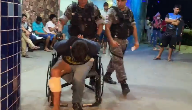 Suspeito de praticar assaltos na Cidade Nova é pego no flagra e acaba baleado após trocar tiros com a Rocam
