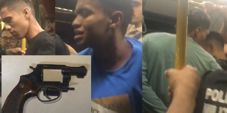 Motorista do 652 consegue avisar PM e trio é preso logo após assalto em Manaus; vídeo