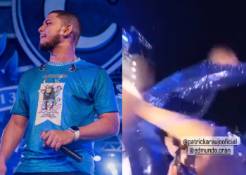 Patrick Araújo, levantador de toadas do Caprichoso sofre assédio na Arena: ‘Pegaram na cabeça do inimigo’