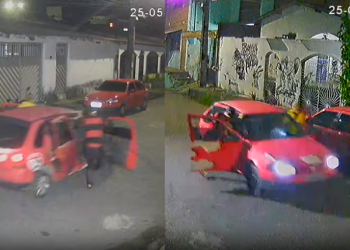 Vídeos: Bandidos ficam no prego após assalto em Manaus e fogem a pé desesperados
