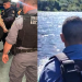 Dupla suspeita de trocar tiros com a PM no meio do rio em Manaus é presa