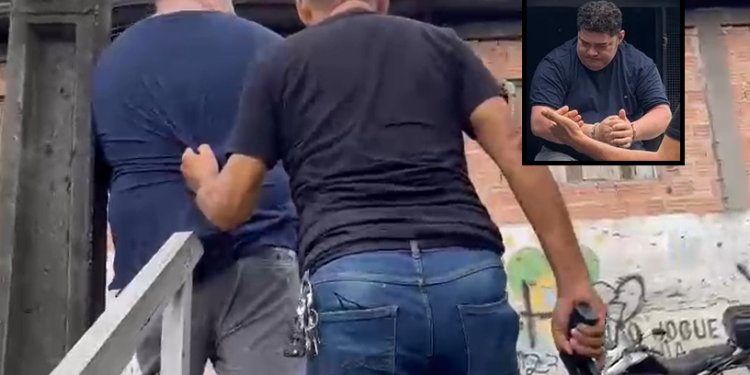 Marido valentão filmado agredindo esposa e ameaçando com faca é preso em Manaus