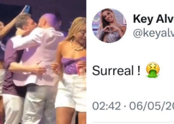 Após término com Key Alves, Gustavo é flagrado em festa beijando homem e atleta manda indireta
