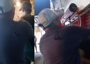 Suspeito de furtar queijo coalho na Compensa leva soco e arrebenta o nariz; vídeo