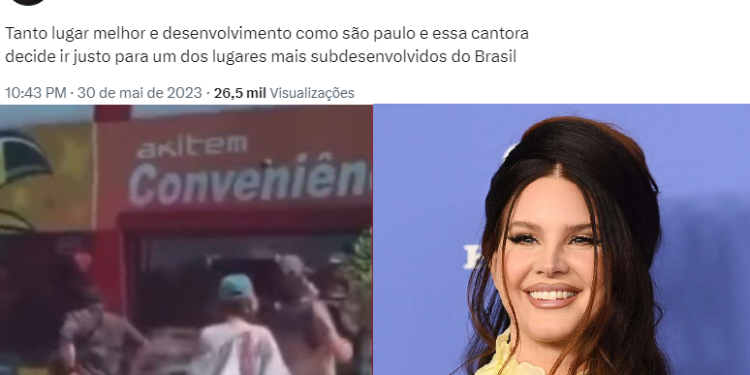 Mulher causa a ira dos manauaras ao falar sobre Lana Del Rey em Manaus: ‘lugar subdesenvolvido’