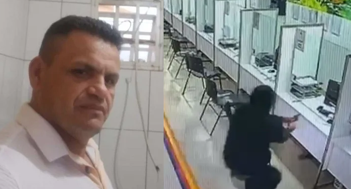 Vídeo flagra momento em que homem invade hospital e dispara vários tiros na ex; veja