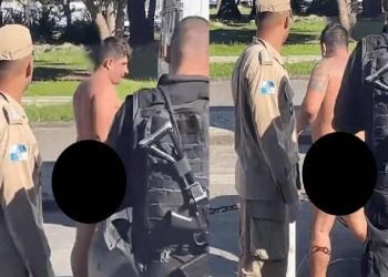 Vídeo: Motorista de aplicativo fica com ânus preso em câmbio de carro