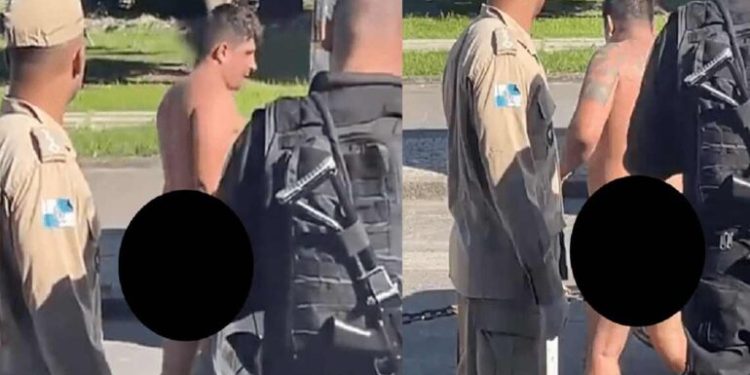 Vídeo: Motorista de aplicativo fica com ânus preso em câmbio de carro