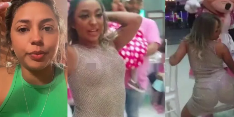 “Minha filha ficou super feliz, os convidados gostaram”, mãe rebate críticas após dançar no aniversário da filha