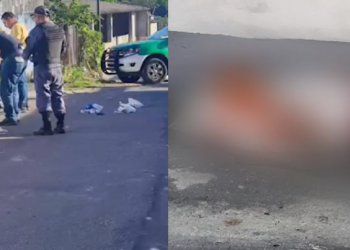 Com tiro na cabeça, mulher é morta na frente de uma casa na Zona Norte de Manaus