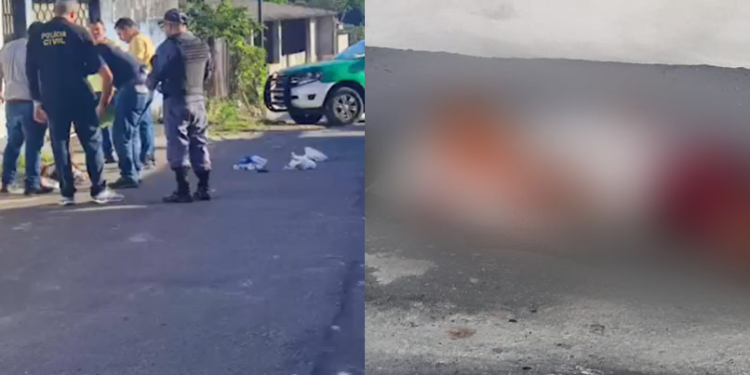 Com tiro na cabeça, mulher é morta na frente de uma casa na Zona Norte de Manaus