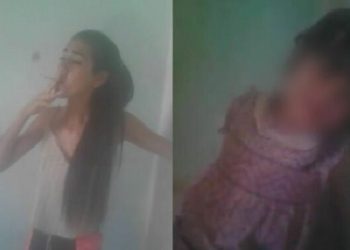 Mulher filmada agredindo filha de 5 anos é identificada e presa