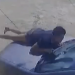 Vídeo: Marido bota fogo na esposa e ainda a arrasta no capô do carro