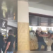 Vídeo: Funcionário leva socão após tentar abordar mulher na saída de loja em shopping de Manaus