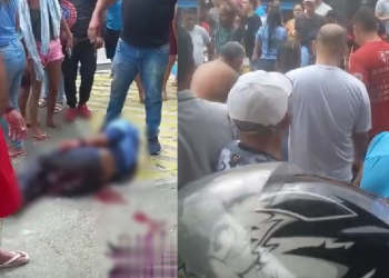 Frentista é baleado com seis tiros em posto de gasolina no bairro Petrópolis