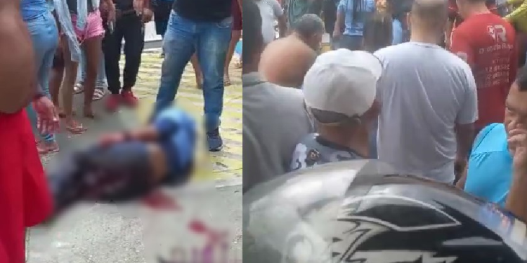Frentista é baleado com seis tiros em posto de gasolina no bairro Petrópolis