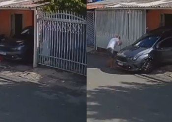 Vídeo: Bebê de 1 ano é atropelada pelo pai na saída da garagem
