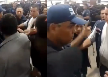 Prefeito de Rio Preto da Eva pira, dá empurrão em advogado e grita na Câmara: ‘Me respeita, p0rr@!’; vídeo