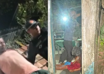 Sob os gritos de ‘assassino’, suspeito de matar idoso durante bebedeira é preso em Manaus; vídeo