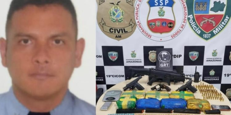 Armado até os dentes, sargento da PM atira nos colegas em Manaus para não ser preso