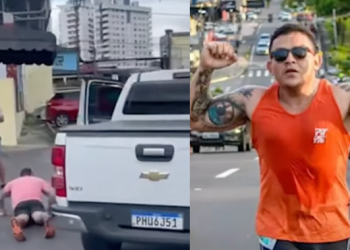 Empresário suspeito de estelionato é preso em Manaus com suposta arma da esposa, uma delegada da PC-AM