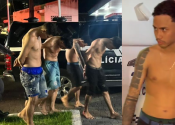 Após troca de tiros com a PM, suspeito de atirar em casa no bairro da União é preso com comparsas