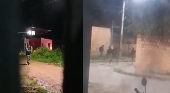 ‘Tudo armado, gente’: vídeo mostra intenso tiroteio entre polícia e criminosos no Amazonas
