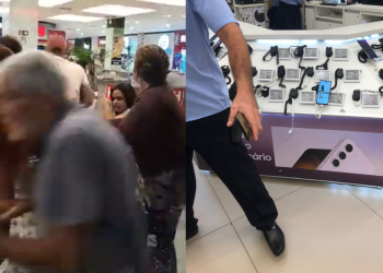 Vídeo: Assalto na loja Bemol causa desespero e correria no Amazonas Shopping