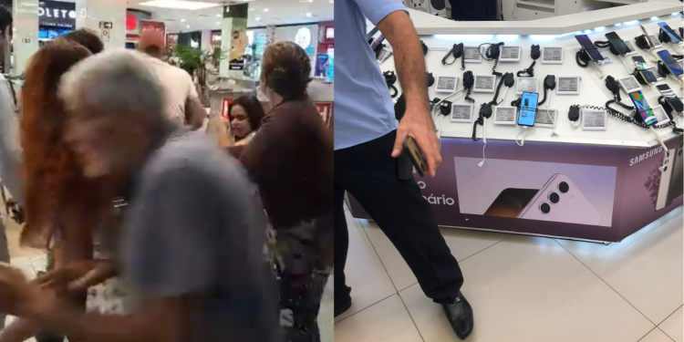 Vídeo: Assalto na loja Bemol causa desespero e correria no Amazonas Shopping