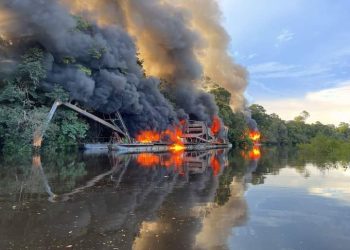 Ibama neutraliza 43 dragas usadas em garimpos ilegais no oeste do Amazonas