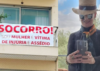 Mulher pede socorro com alerta na janela após ser atacada por vizinho
