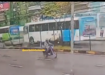 Vídeo mostra momento em que merendeira morre atropelada na Djalma Batista; veja