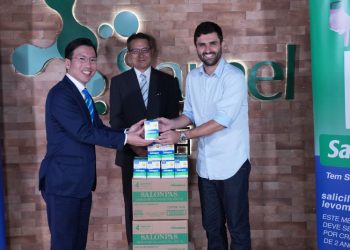 Grupo Samel recebe doação de unidades de Salonpas Adesivo da renomada empresa Hisamitsu Farmacêutica do Brasil